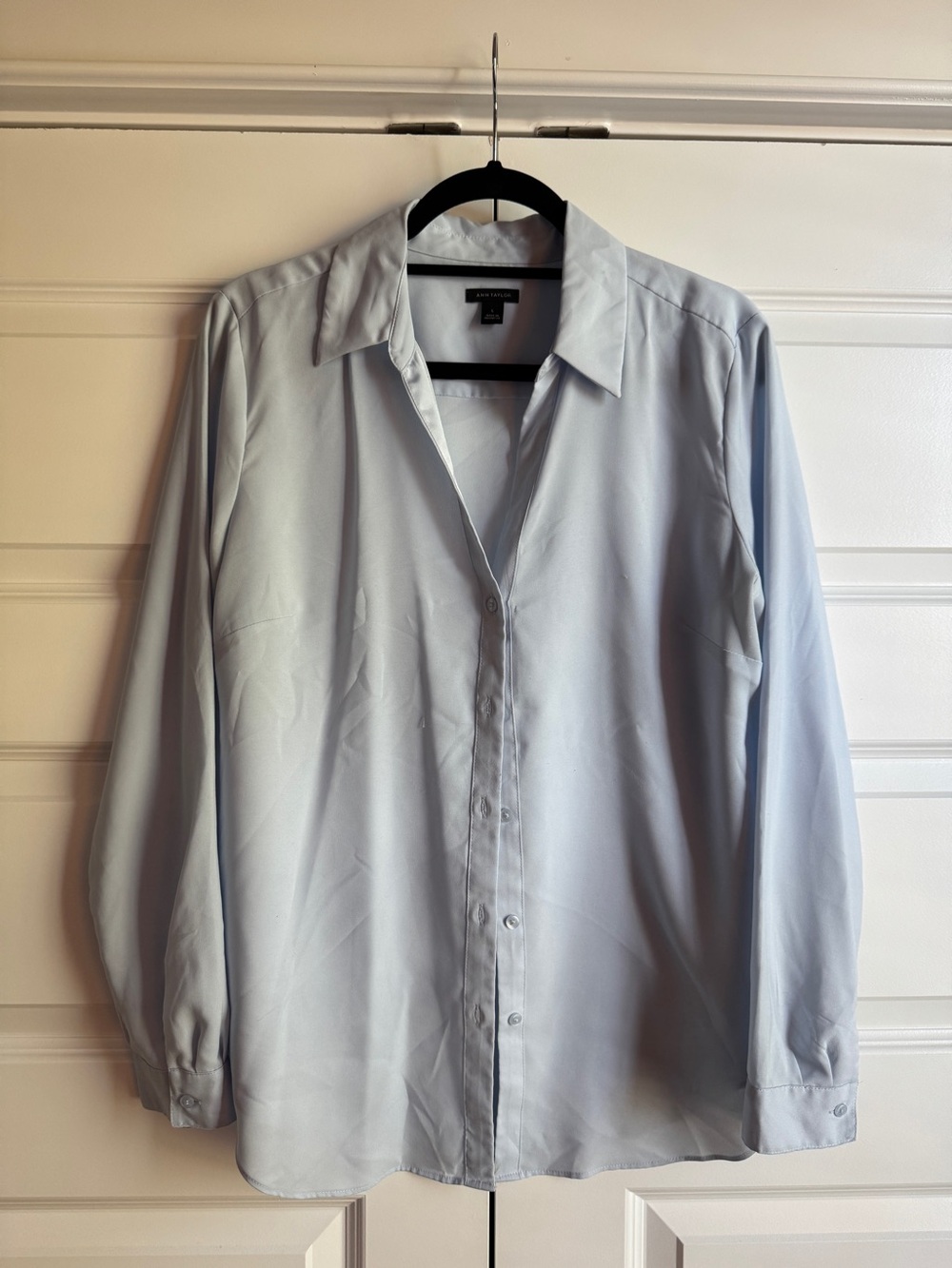Ann Taylor Light Blue Women's Dress Shirt